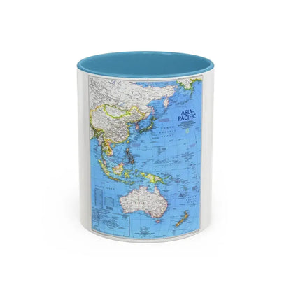 Asia-Pacific (1989) (Map) Accent Coffee Mug 11oz Light Blue - Go Mug Yourself