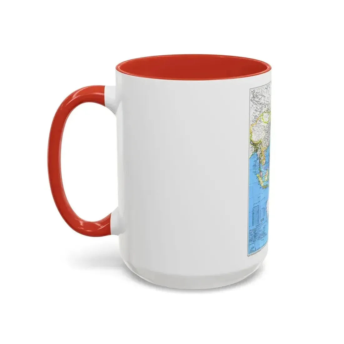 Asia-Pacific (1989) (Map) Accent Coffee Mug - Go Mug Yourself