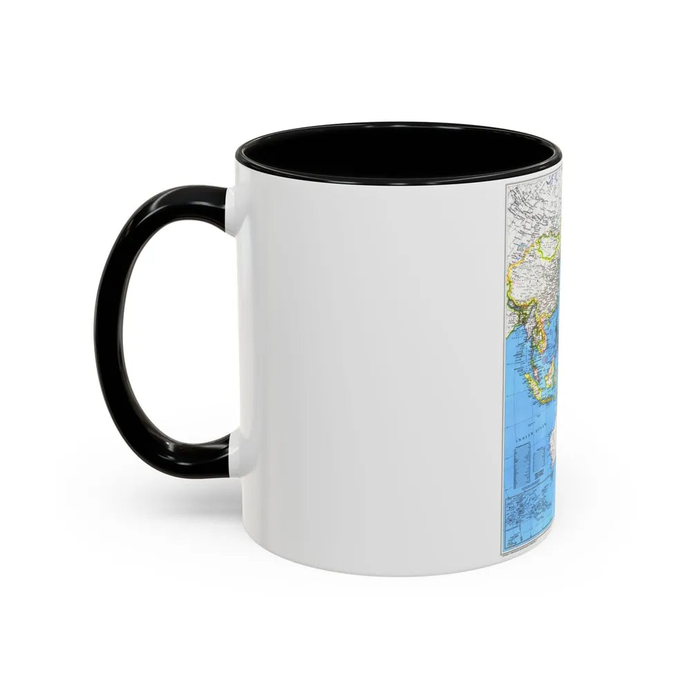 Asia-Pacific (1989) (Map) Accent Coffee Mug-Go Mug Yourself