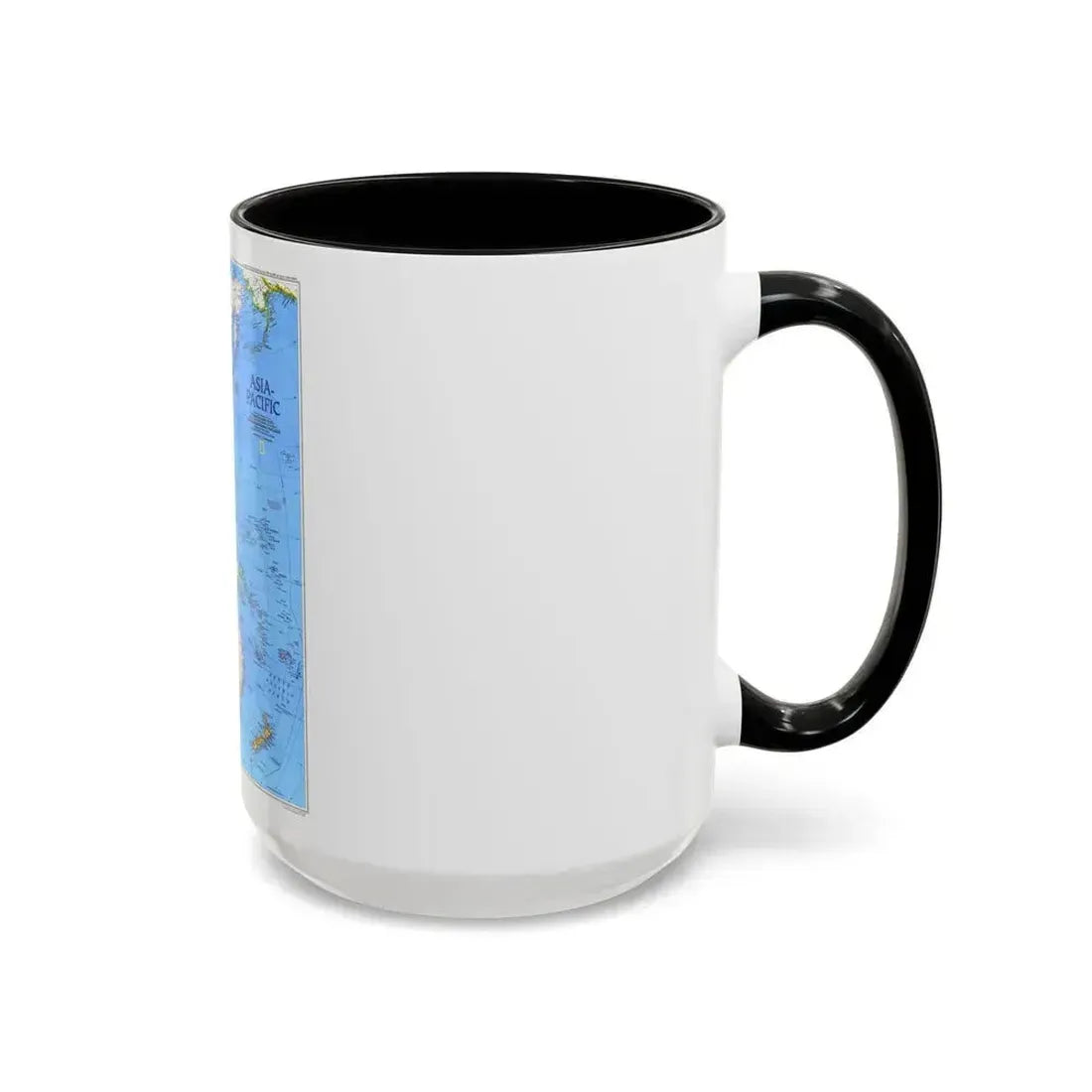 Asia-Pacific (1989) (Map) Accent Coffee Mug - Go Mug Yourself