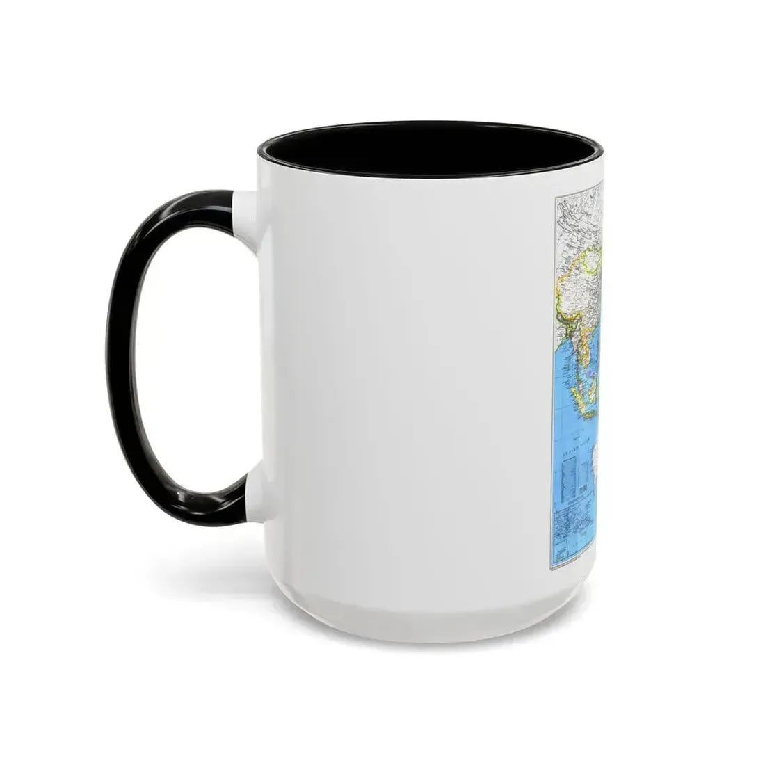 Asia-Pacific (1989) (Map) Accent Coffee Mug - Go Mug Yourself