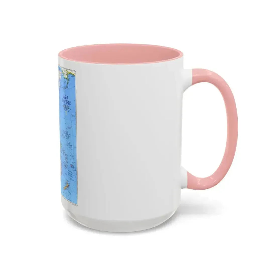Asia-Pacific (1989) (Map) Accent Coffee Mug - Go Mug Yourself