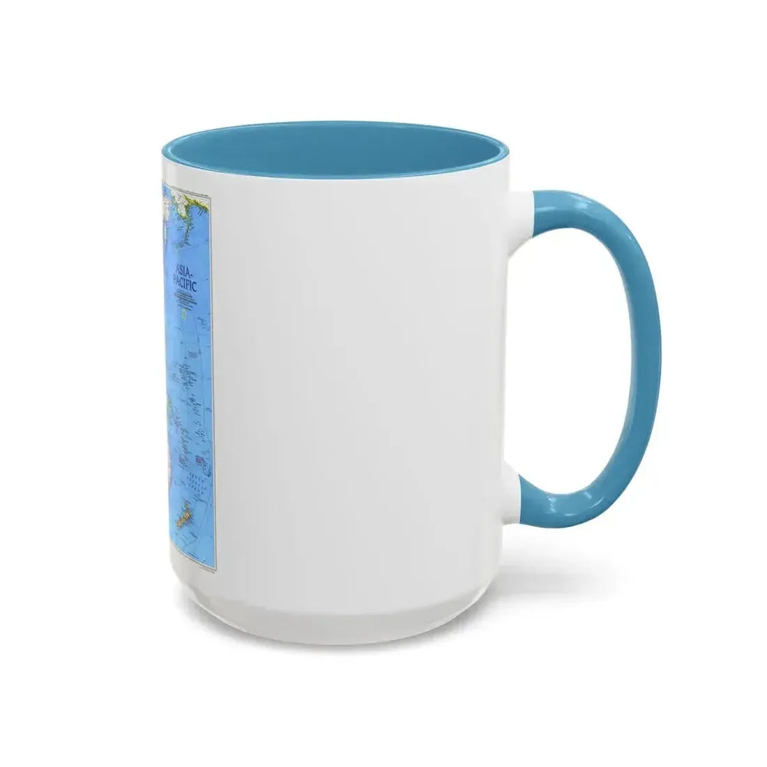 Asia-Pacific (1989) (Map) Accent Coffee Mug - Go Mug Yourself