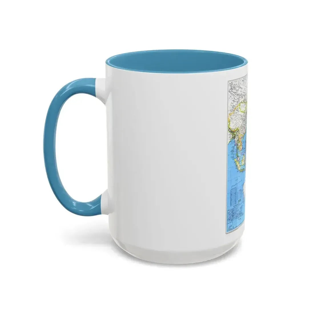 Asia-Pacific (1989) (Map) Accent Coffee Mug - Go Mug Yourself