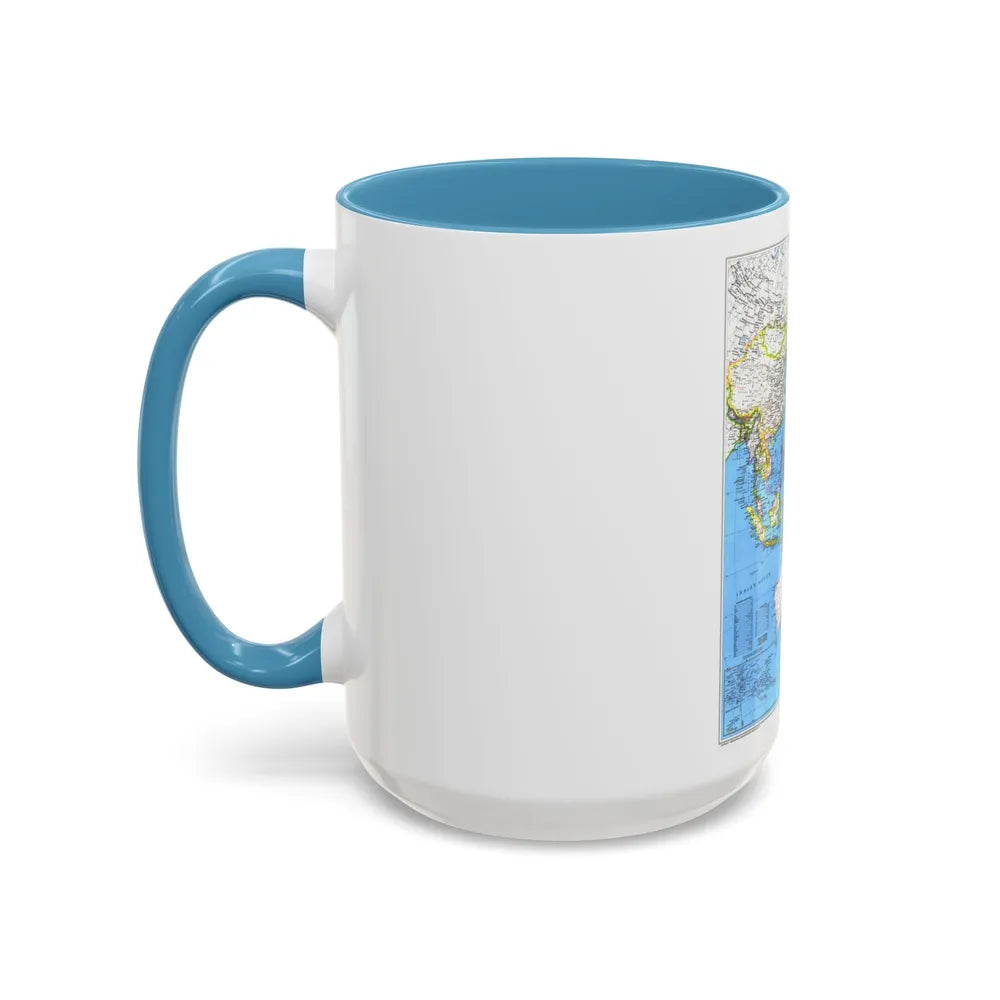 Asia-Pacific (1989) (Map) Accent Coffee Mug-Go Mug Yourself