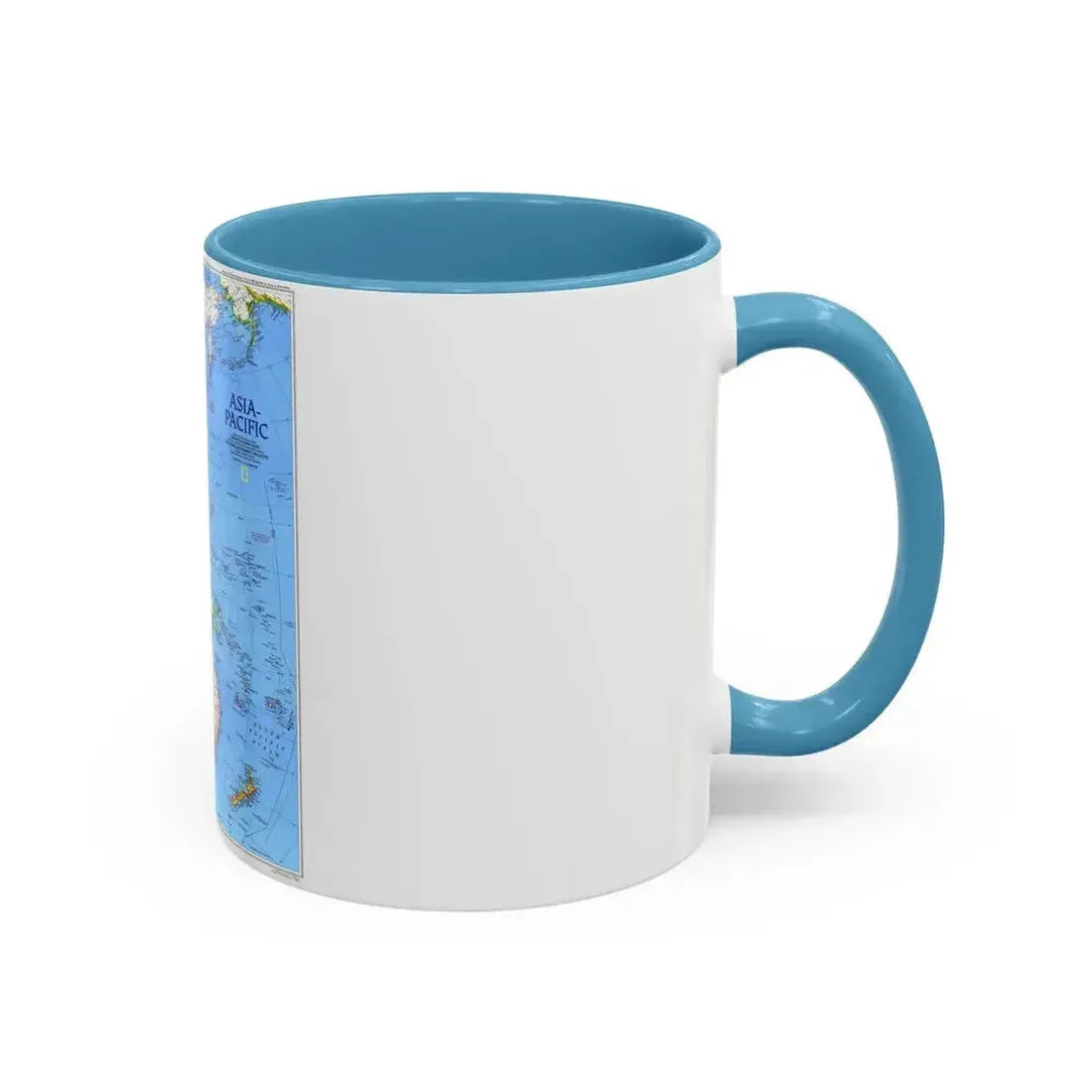 Asia-Pacific (1989) (Map) Accent Coffee Mug - Go Mug Yourself