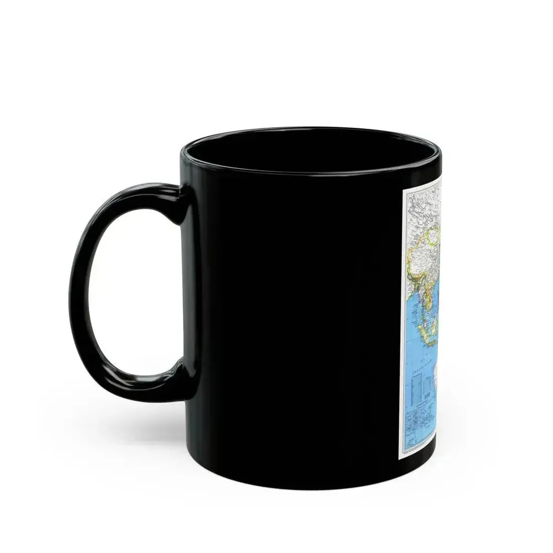Asia-Pacific (1989) (Map) Black Coffee Mug - Go Mug Yourself