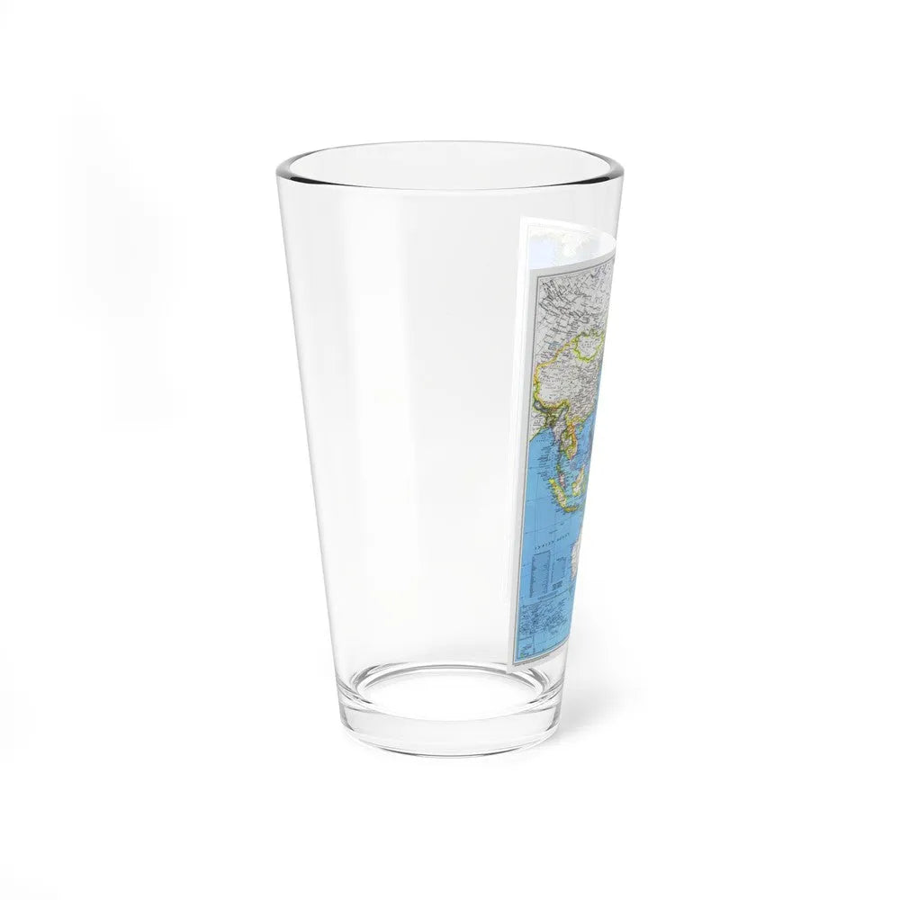 Asia-Pacific (1989) (Map) Pint Glass 16oz-Go Mug Yourself