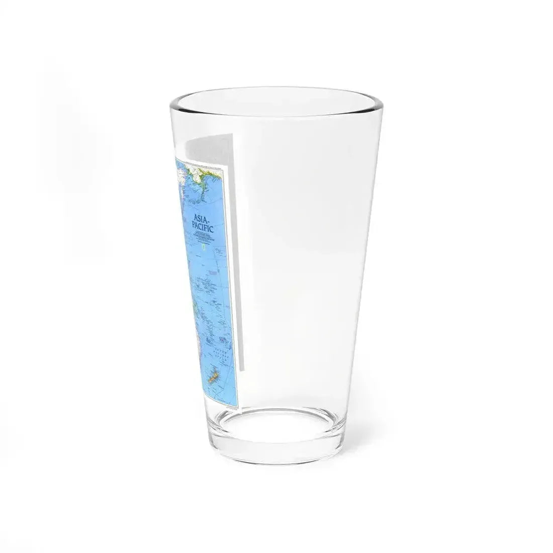 Asia-Pacific (1989) (Map) Pint Glass 16oz - Go Mug Yourself