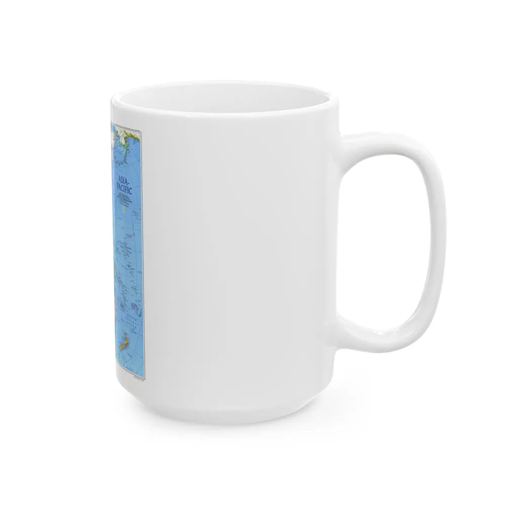 Asia-Pacific (1989) (Map) White Coffee Mug-Go Mug Yourself