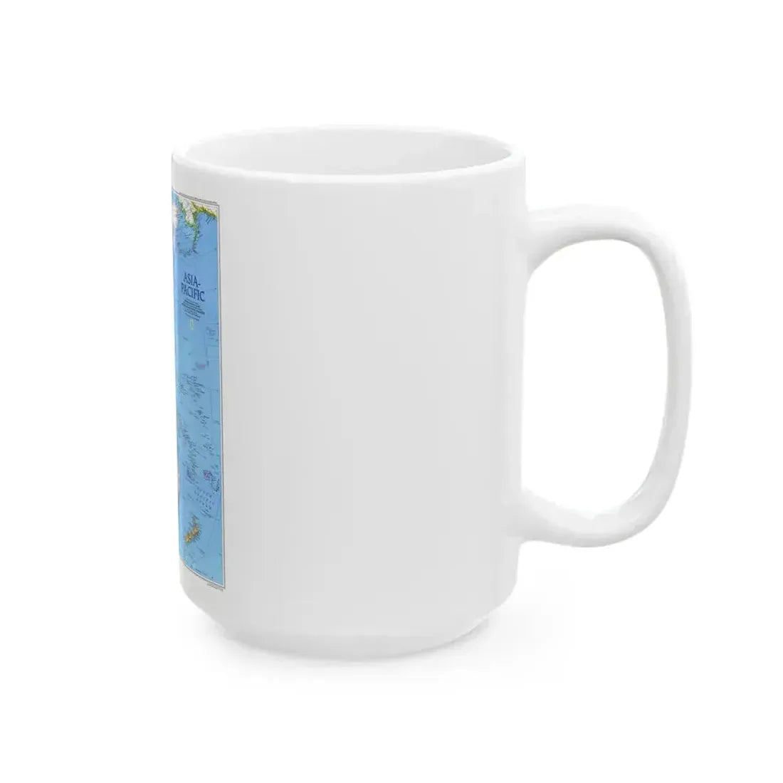 Asia-Pacific (1989) (Map) White Coffee Mug - Go Mug Yourself