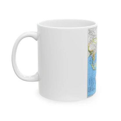 Asia-Pacific (1989) (Map) White Coffee Mug-Go Mug Yourself