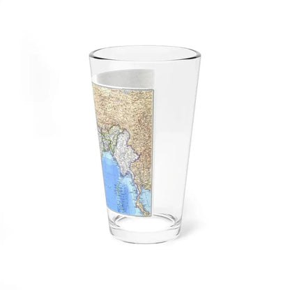 Asia - South (1984) (Map) Pint Glass 16oz - Go Mug Yourself
