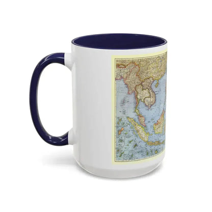 Asia - Southeast (1944) (Map) Accent Coffee Mug - Go Mug Yourself