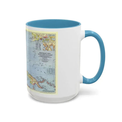 Asia - Southeast (1944) (Map) Accent Coffee Mug - Go Mug Yourself