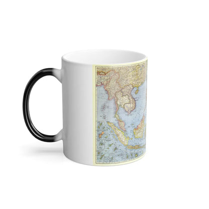 Asia - Southeast (1944) (Map) Color Changing Mug 11oz-Go Mug Yourself