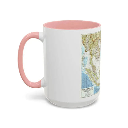 Asia - Southeast (1955) (Map) Accent Coffee Mug - Go Mug Yourself