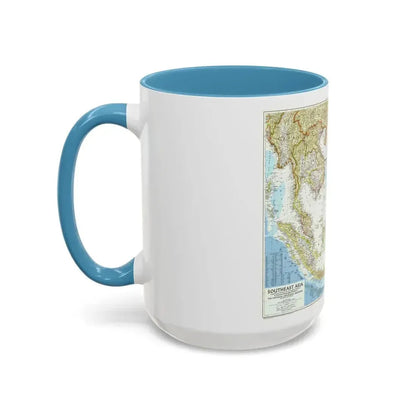 Asia - Southeast (1955) (Map) Accent Coffee Mug - Go Mug Yourself