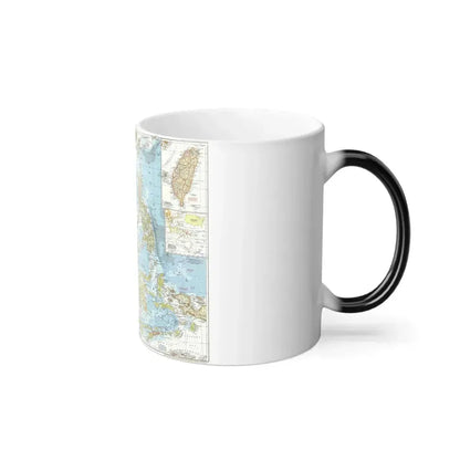 Asia - Southeast (1955) (Map) Color Changing Mug 11oz - Go Mug Yourself
