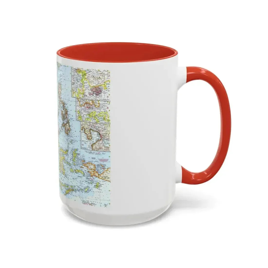 Asia - Southeast (1961) (Map) Accent Coffee Mug - Go Mug Yourself