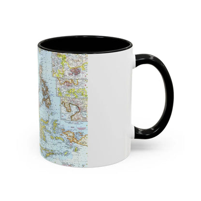 Asia - Southeast (1961) (Map) Accent Coffee Mug-Go Mug Yourself