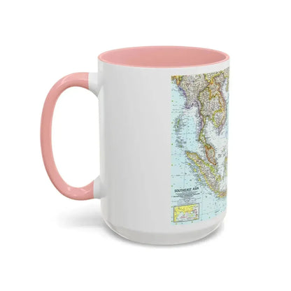 Asia - Southeast (1961) (Map) Accent Coffee Mug - Go Mug Yourself