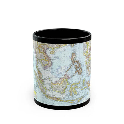 Asia - Southeast (1961) (Map) Black Coffee Mug-11oz-Go Mug Yourself