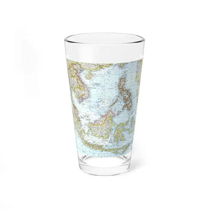 Asia - Southeast (1961) (Map) Pint Glass 16oz 16oz - Go Mug Yourself