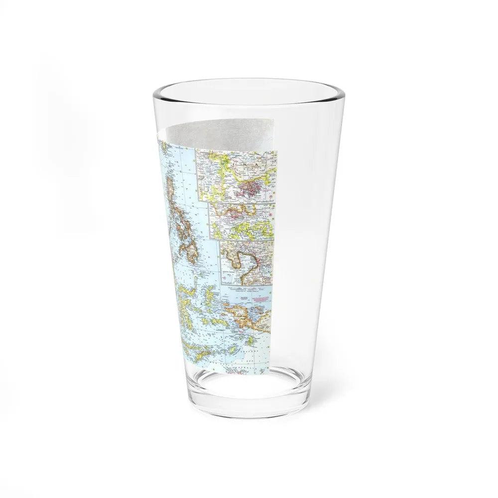 Asia - Southeast (1961) (Map) Pint Glass 16oz-Go Mug Yourself