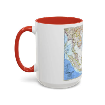 Asia - Southeast (1968) (Map) Accent Coffee Mug-Go Mug Yourself