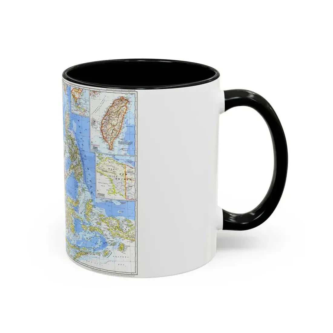 Asia - Southeast (1968) (Map) Accent Coffee Mug - Go Mug Yourself