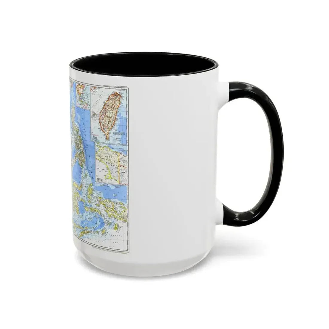 Asia - Southeast (1968) (Map) Accent Coffee Mug - Go Mug Yourself