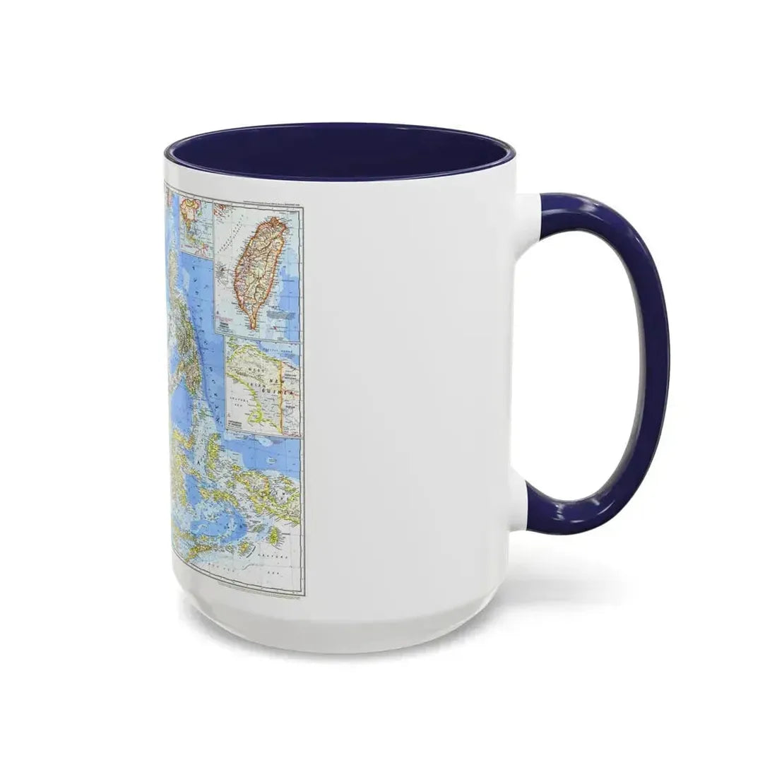 Asia - Southeast (1968) (Map) Accent Coffee Mug - Go Mug Yourself