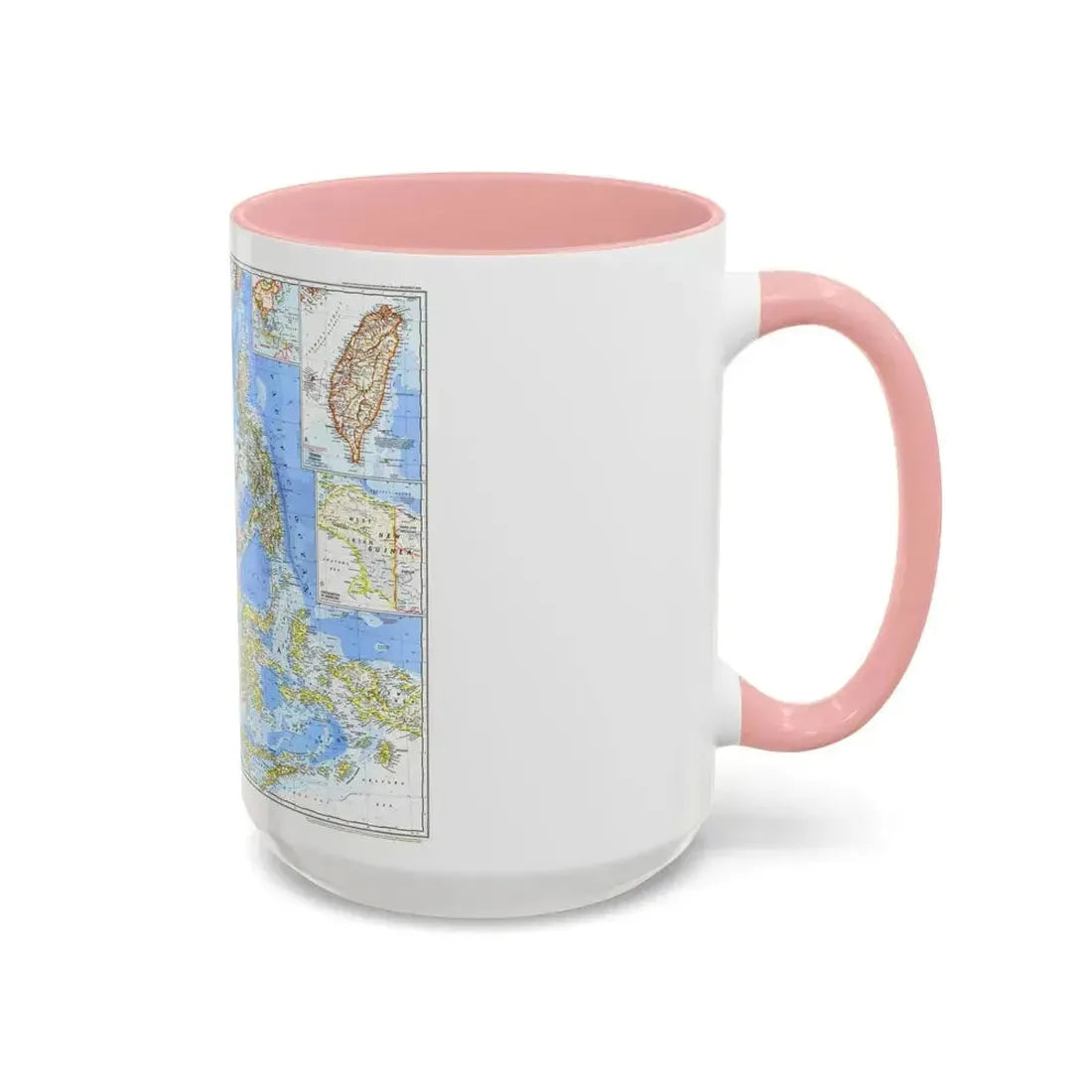 Asia - Southeast (1968) (Map) Accent Coffee Mug - Go Mug Yourself