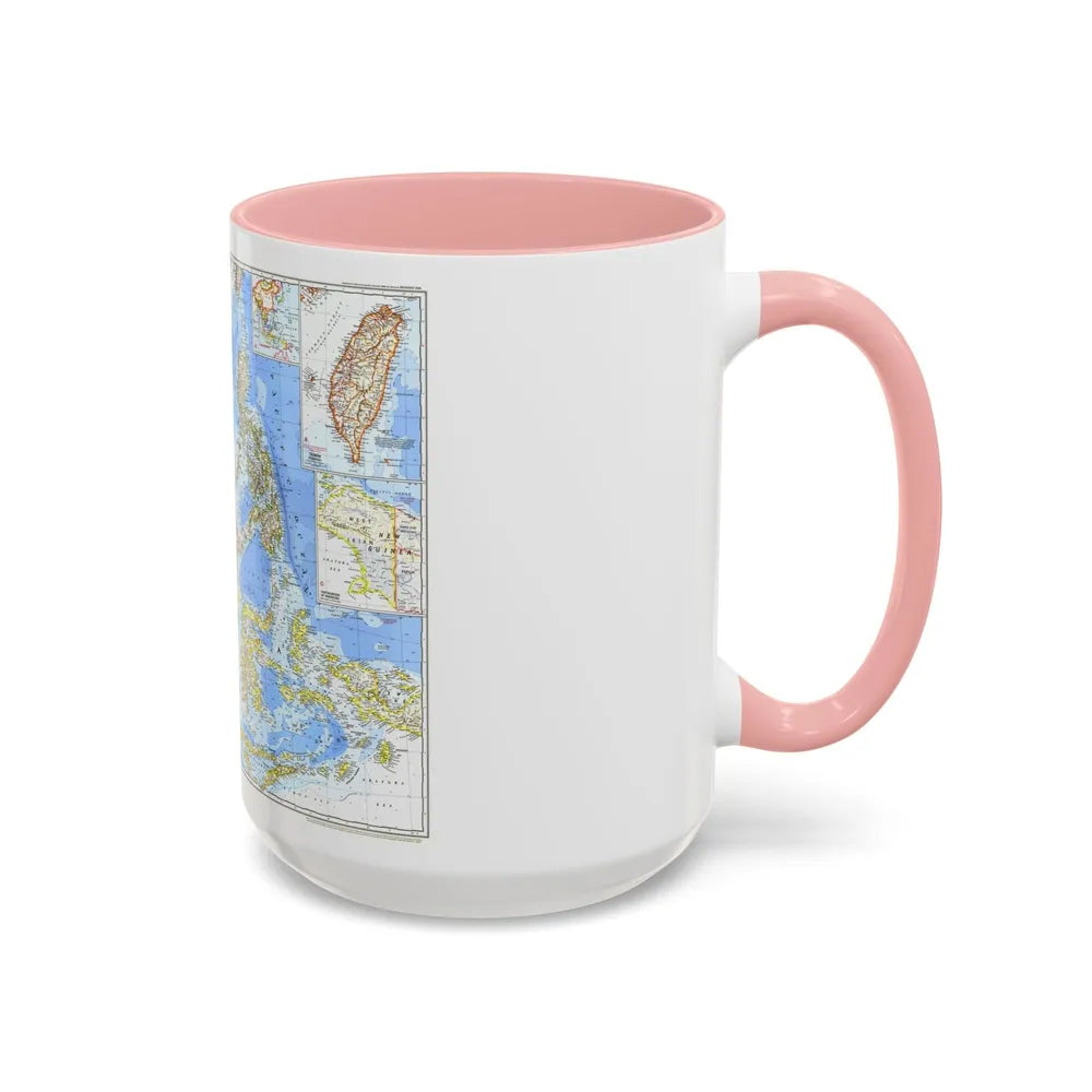 Asia - Southeast (1968) (Map) Accent Coffee Mug-Go Mug Yourself