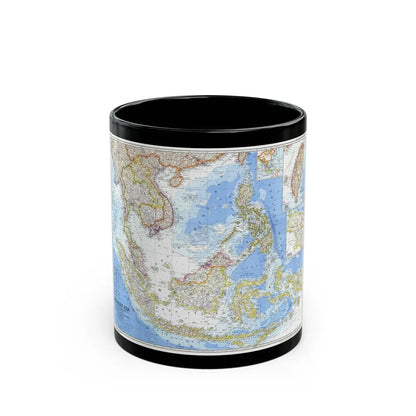 Asia - Southeast (1968) (Map) Black Coffee Mug-11oz-Go Mug Yourself