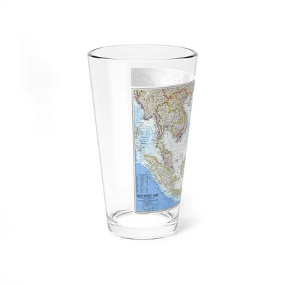 Asia - Southeast (1968) (Map) Pint Glass 16oz-Go Mug Yourself