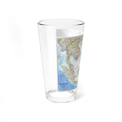 Asia - Southeast (1968) (Map) Pint Glass 16oz - Go Mug Yourself