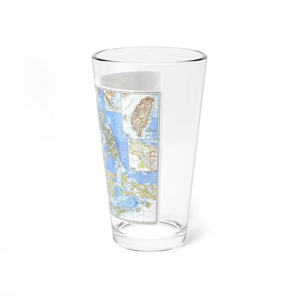 Asia - Southeast (1968) (Map) Pint Glass 16oz-Go Mug Yourself