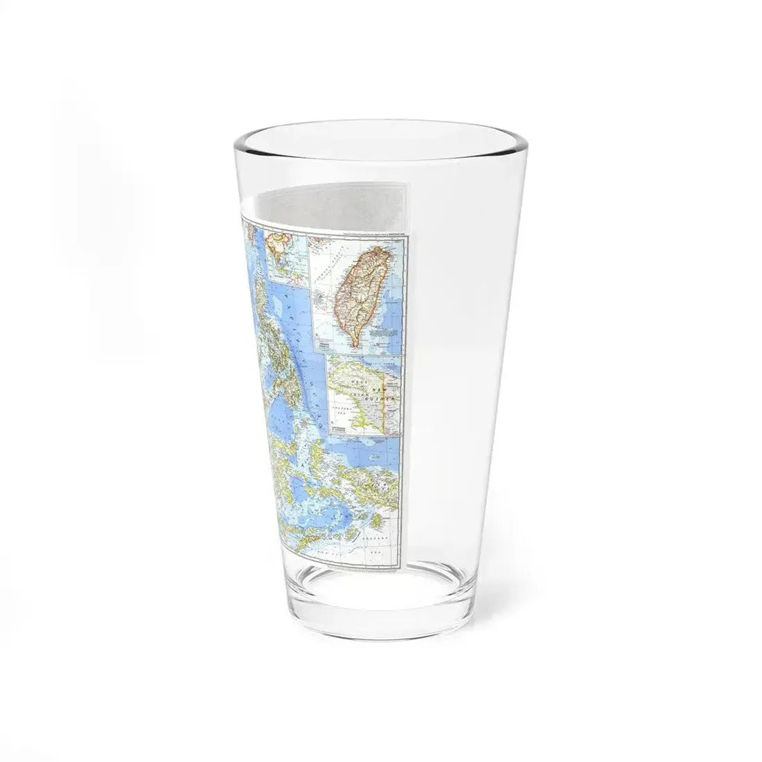 Asia - Southeast (1968) (Map) Pint Glass 16oz - Go Mug Yourself