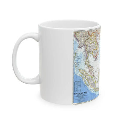 Asia - Southeast (1968) (Map) White Coffee Mug-Go Mug Yourself