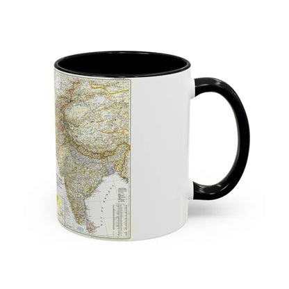 Asia - Southwest (1952) (Map) Accent Coffee Mug-Go Mug Yourself