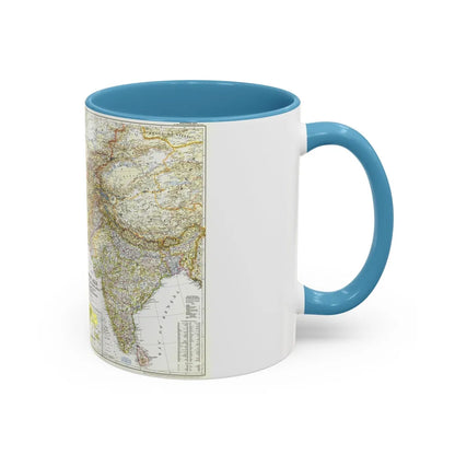 Asia - Southwest (1952) (Map) Accent Coffee Mug-Go Mug Yourself