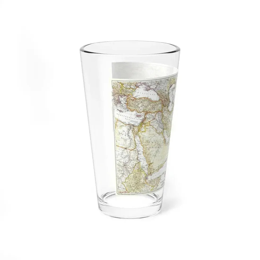 Asia - Southwest (1952) (Map) Pint Glass 16oz - Go Mug Yourself