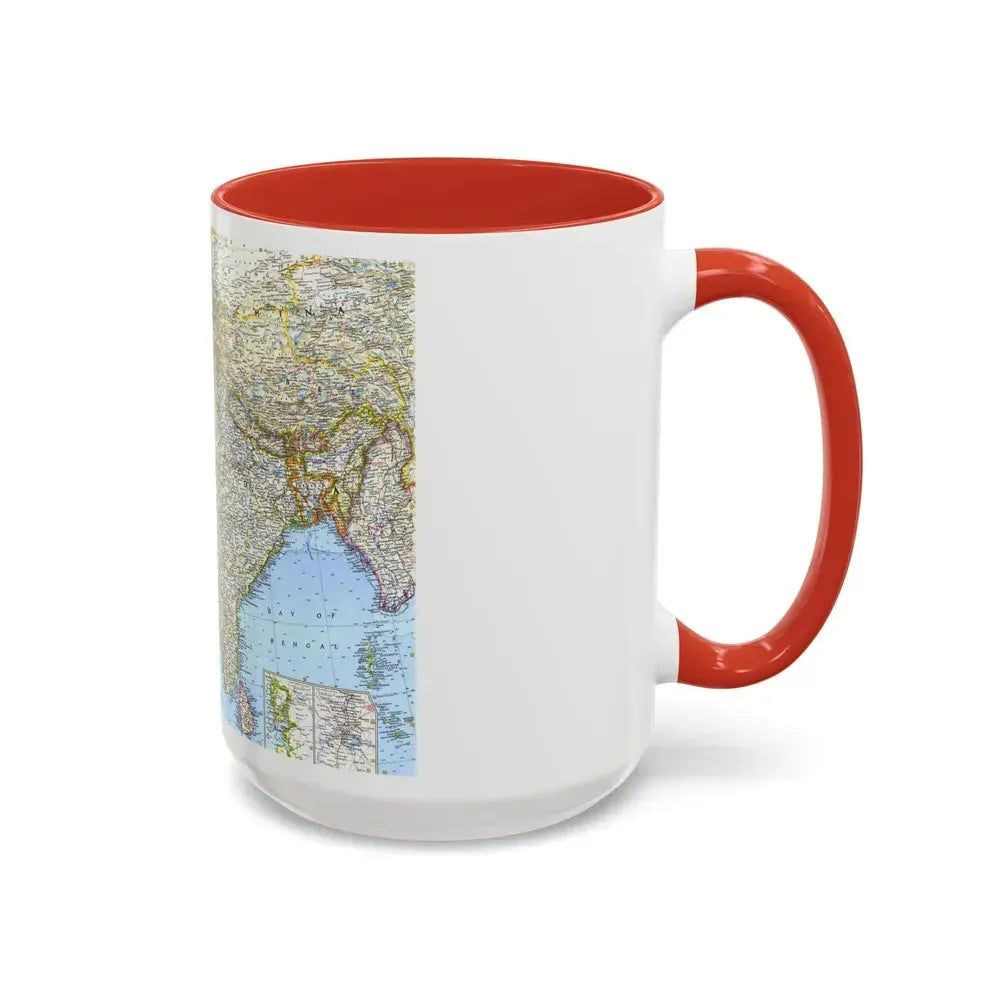 Asia - Southwest (1963) (Map) Accent Coffee Mug - Go Mug Yourself