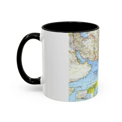 Asia - Southwest (1963) (Map) Accent Coffee Mug - Go Mug Yourself