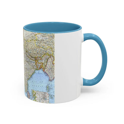 Asia - Southwest (1963) (Map) Accent Coffee Mug-Go Mug Yourself