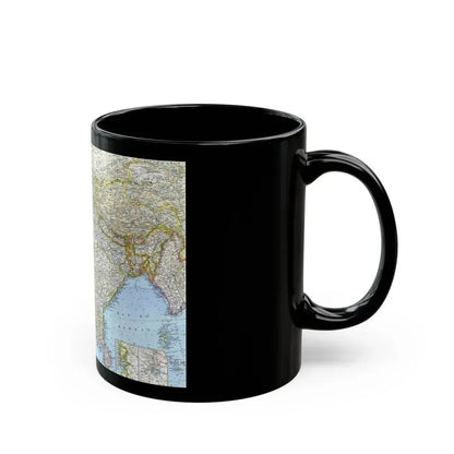 Asia - Southwest (1963) (Map) Black Coffee Mug - Go Mug Yourself