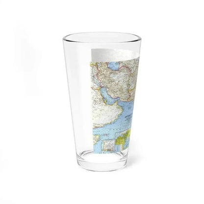 Asia - Southwest (1963) (Map) Pint Glass 16oz - Go Mug Yourself