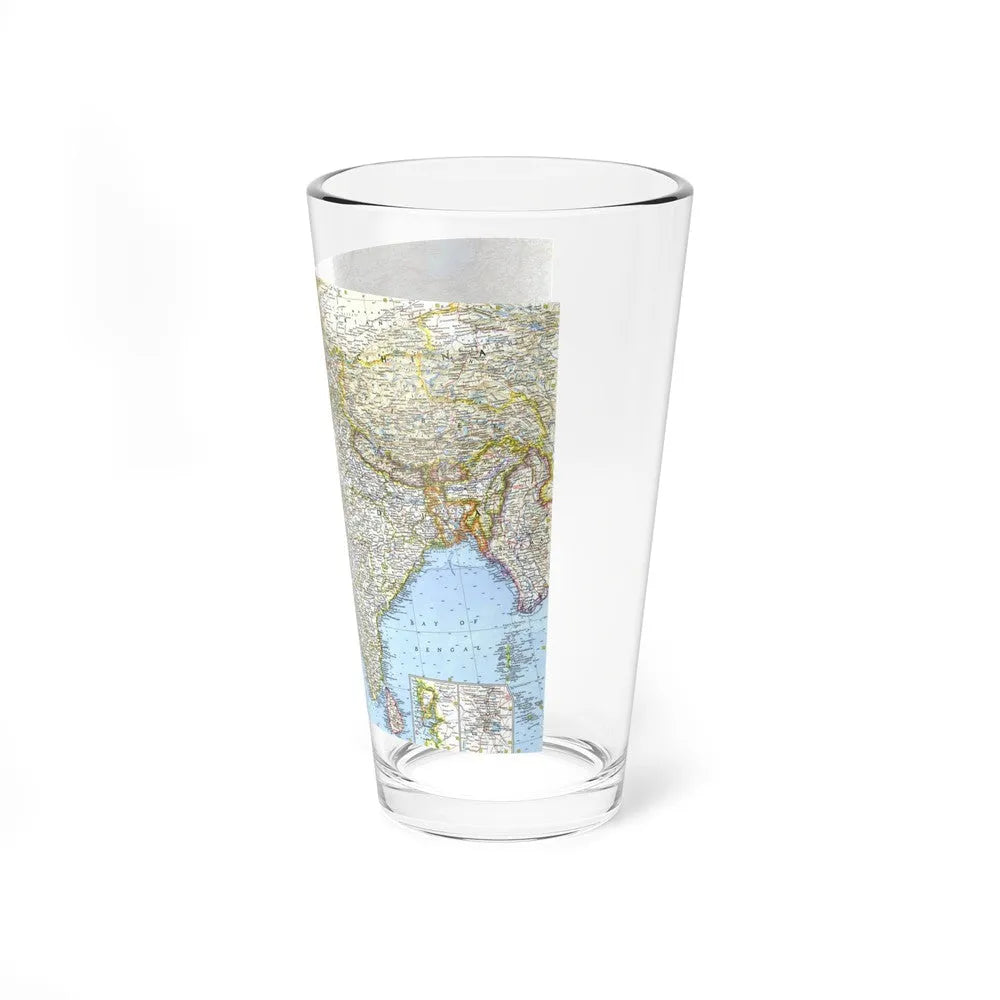 Asia - Southwest (1963) (Map) Pint Glass 16oz-Go Mug Yourself